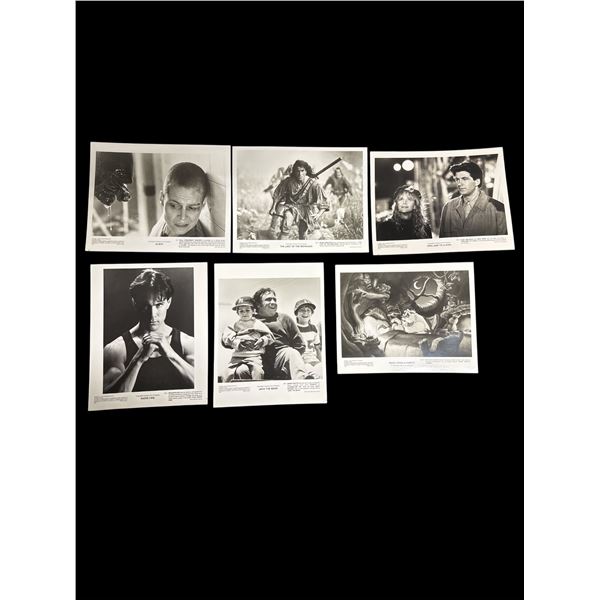 Group of Various Still Shots -  "The Last of the Mohicans", "Prelude to a Kiss", "Alien", "Once Upon