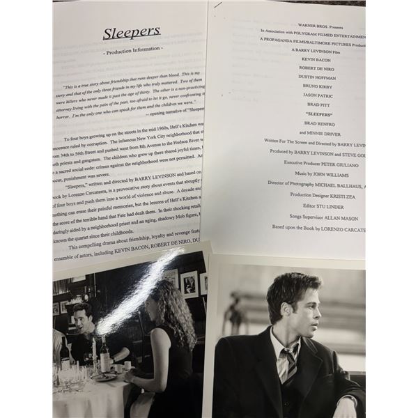 "Sleepers" Production Information & Still Images
