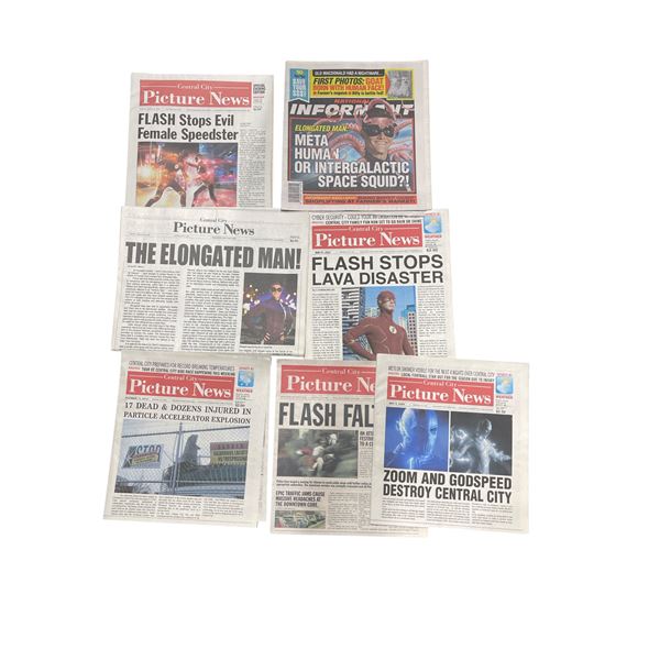 Screen Used "Flash" Newspapers