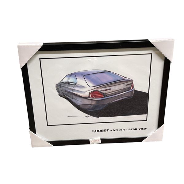 I,Robot - ND #14 - Rear View Framed Picture (Approx. 15in W x 12in H)