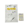 Image 1 : Pulp Fiction Signed Script Cover w/COA Signed By: John Travolta, Samuel L Jackson, Uma Thurman,