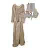 Image 1 : Vintage-Style Gold Dress with Corset & Accessories - Film/TV Wardrobe Set