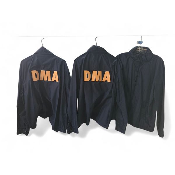"DMA" Branded Windbreaker Jackets (3) - Film/TV Wardrobe