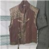 Image 3 : Period Costume Coat with Leather Vest & Feathered Hat - Film/TV Wardrobe