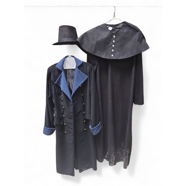 Period Costume Coat with Cloak & Top Hat - Film/TV Wardrobe