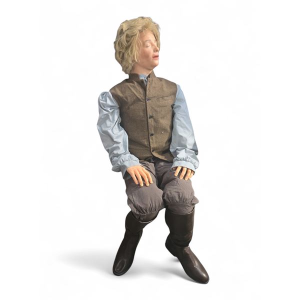 Film Production Prop Life-Size Male Character Mannequin w/ Period Wardrobe - From Witch Show
