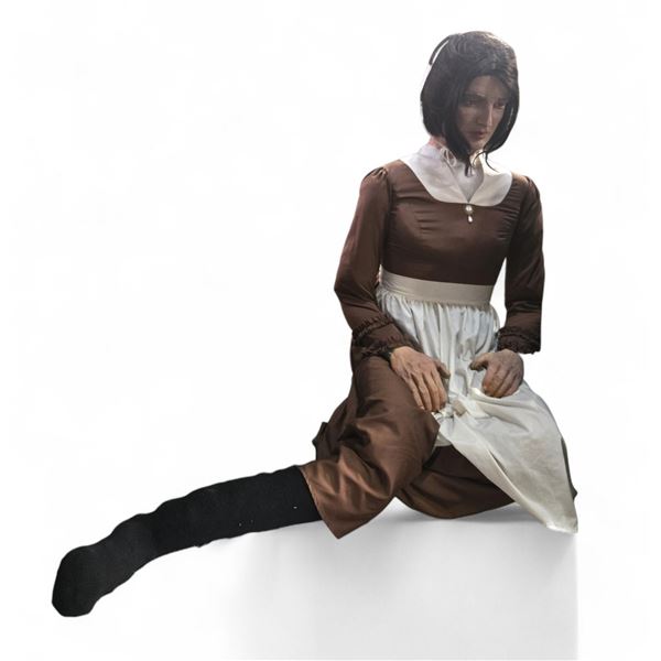 Film Production Prop Life-Size Female Character Mannequin in Period Dress - From Witch Show