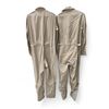Image 2 : Pair of Vintage Tan Aviation/Coverall Flight Suits with Zip Front & Utility Pockets - Film/TV Wardro