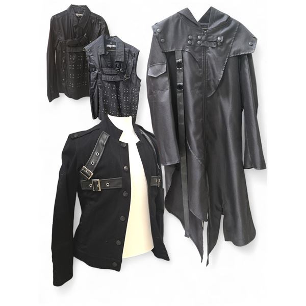 Assorted Gothic & Industrial Style Jackets, Vest & Coat - Film/TV Wardrobe