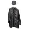 Image 2 : Lot of Black Brocade Jackets - Button & Frog Closure Styles (Formal/Costume Wear, Various Sizes)