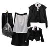 Image 1 : Lot of Black & White Costume Apparel - Apron Skirt, Pants & Formal-Style Jackets (Various Sizes)
