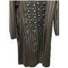 Image 4 : Lot of Theatrical Costume Pieces - Striped Military-Style Coat with Decorative Buttons & Feathered H