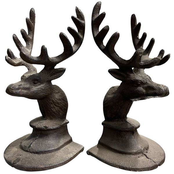 Pair of Deer Bookends