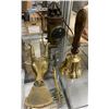 Image 3 : Vintage Brass Bell, Lantern & Decorative Metalware Assortment