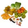 Image 1 : Group of Misc Movie Prop Food - Oranges, Apples, Lettuce, Potato, Chicken Nuggets, Etc.