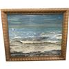 Image 1 : Large Framed Ocean Seascape Painting, H30" x W36"