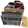 Image 1 : Group of Vintage Radio (For parts/restore), Box of CD's, Etc.