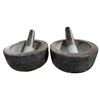 Image 1 : Pair of Granite Mortar & Pestle Sets