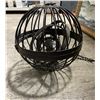 Image 3 : Industrial Metal Orb Light Fixture Frame