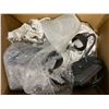 Image 2 : 3 Boxes of Misc - Sconces, Door Sweeper, Door Bell, Iron Flip Latch, Etc.