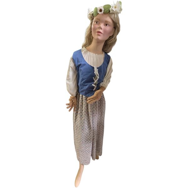 Child Mannequin with Floral Headpiece - From Witch Show