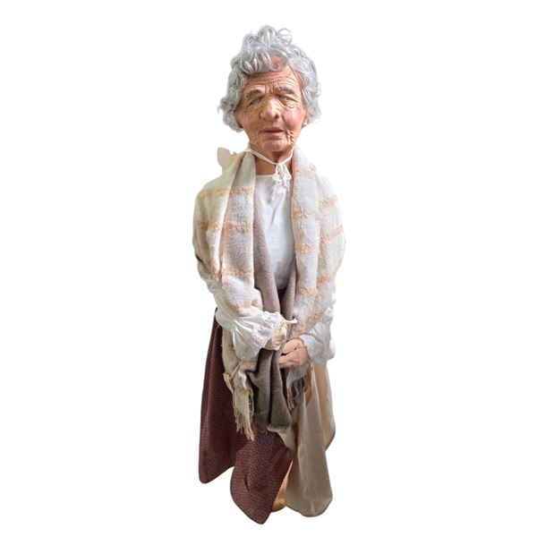 Elderly Female Mannequin with Shawl - From Witch Show