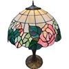 Image 1 : Stained Glass Floral Lamp