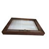 Image 3 : Wooden Display Case with Glass Lid, H2.5" x W13" x D16.5"