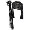 Image 4 : Lot of Gothic Black Lace Apparel - Dresses, Crop Top, Scarf & Choker Accessories (Various Sizes)