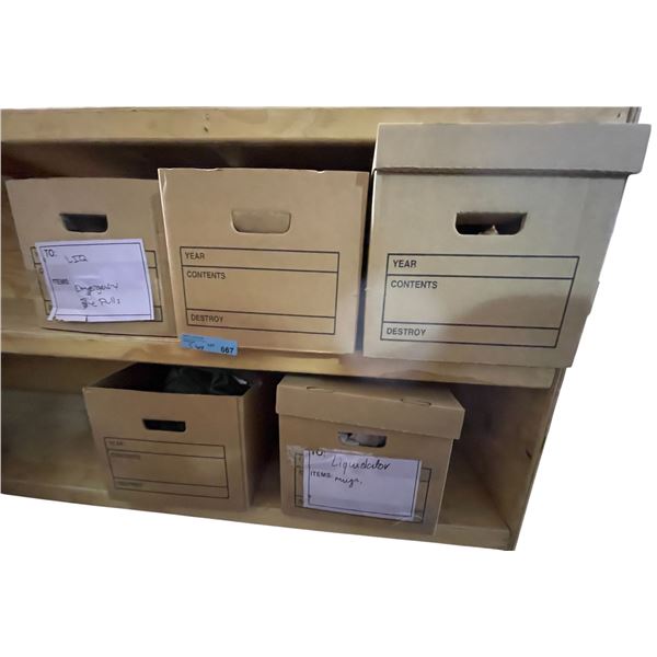 Group of Misc Set Dec - Mugs, Fire Pulls, Decor, Props, Etc.