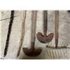 Image 2 : Group of Garden Tools and Rustic Walking Sticks