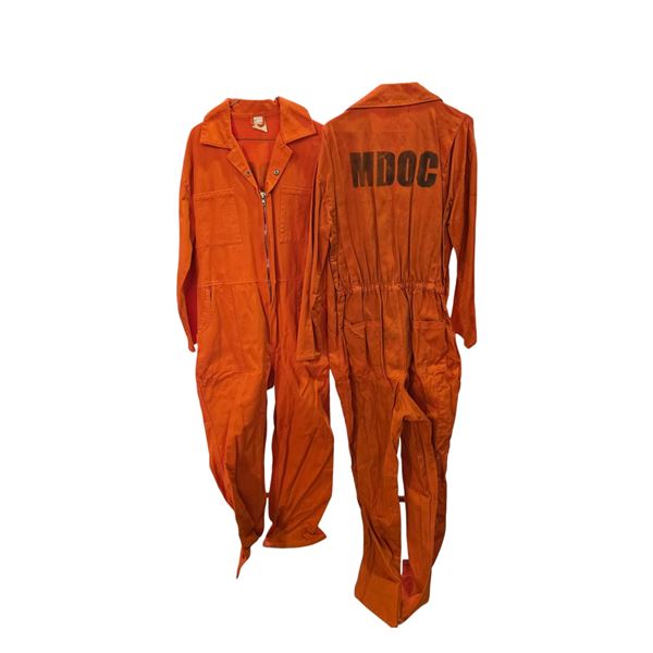 MDOC Orange Prison Jumpsuit Coveralls - Film/TV Wardrobe
