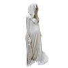 Image 2 : Full-Size Female Mannequin with Blonde Wig & Cream Hooded Costume Robe Display Ensemble