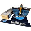 Image 1 : Lot of Blue Moon Brewing Barware & Advertising - Tap Handle, Beer Buckets, Bar Mats & Display Case