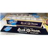 Image 4 : Lot of Blue Moon Brewing Barware & Advertising - Tap Handle, Beer Buckets, Bar Mats & Display Case