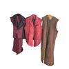 Image 2 : Lot of Assorted Costume Vests - Victorian/Steampunk Style in Mixed Fabrics & Colors (Various Sizes)