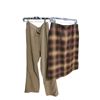 Image 4 : Lot of Assorted Plaid Garments - Skirts, Pants & Tops in Mixed Patterns and Colors (Various Sizes)