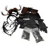 Image 1 : Mixed Gothic & Costume Accessories - Horn Headpieces, Corset, Masks, Floral Crowns & Lace Pieces