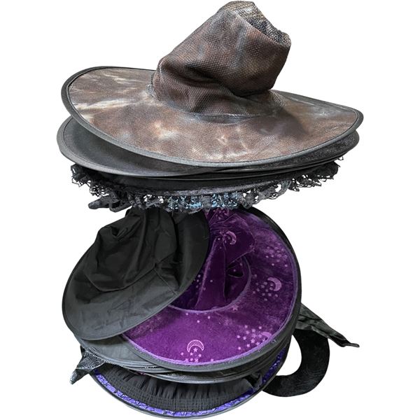 Group of Various Set Dec Witches Hats