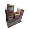 Image 2 : Pallet of Labeled Storage Boxes Containing Books, Antique Books, Candle Holders, Fans, Pillows, Ligh