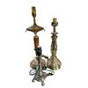 Image 3 : Assorted Vintage Table Lamps & Figurine Lamp Base Set