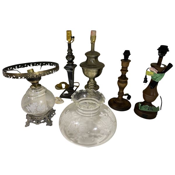 Group of Assorted Table Lamps