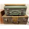 Image 3 : Assorted Vintage Suitcases, Storage Cases & Wooden Box