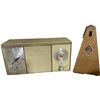 Image 1 : Vintage GE Clock Radio & Wooden Metronome