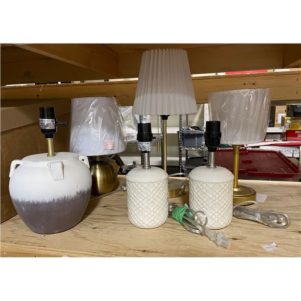 Assorted Table Lamps