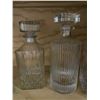 Image 3 : 6-Piece Set Dec Glass Liquor Decanters