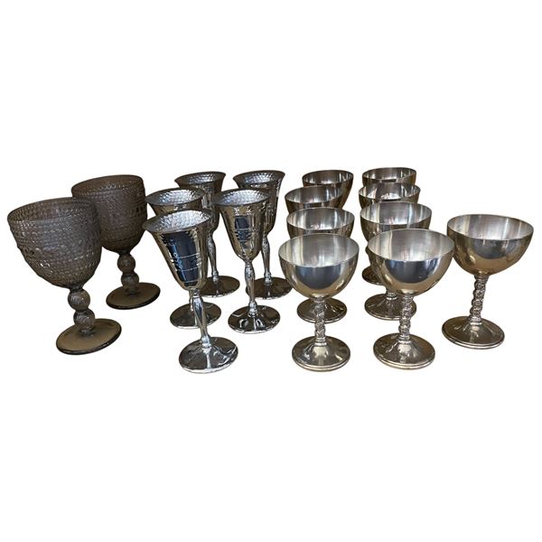 Group of Assorted Stemware & Meal Goblet Drinkware Lot