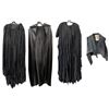 Image 1 : Assorted Black Cloaks, Distressed Costumes & Vest Lot - Film/TV Wardrobe