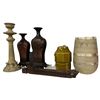 Image 1 : Assorted Decorative Vases, Candlestick & Etc.