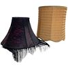 Image 1 : Group of 2 Lamp Shades (H11" & 16")